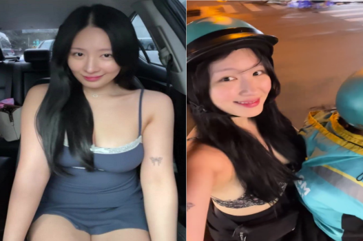 Gái xinh Kim Chi được bạn đưa đi thưởng thức bữa tối